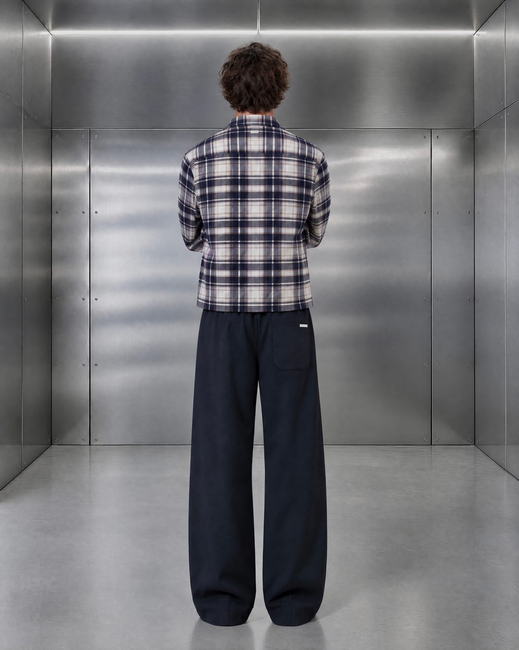 camicia overshirt a quadri