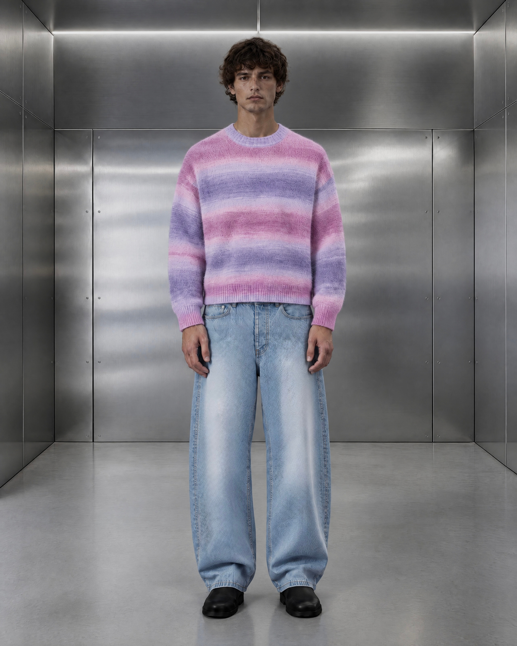 maglione effetto fluffy