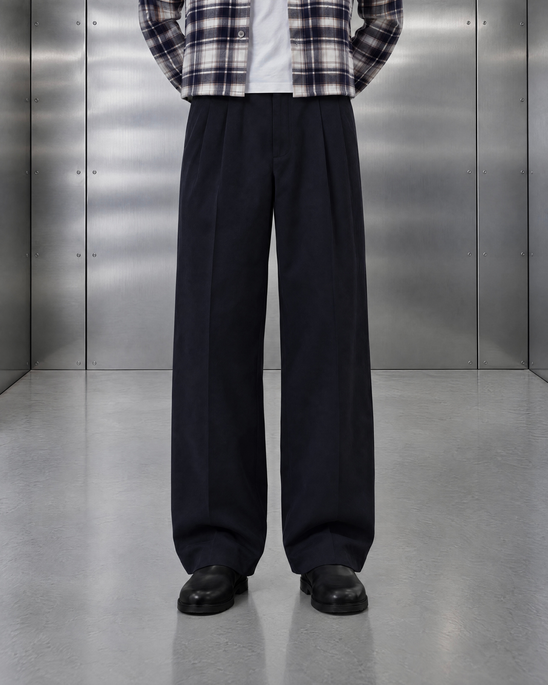pantalone sartoriale a gamba dritta
