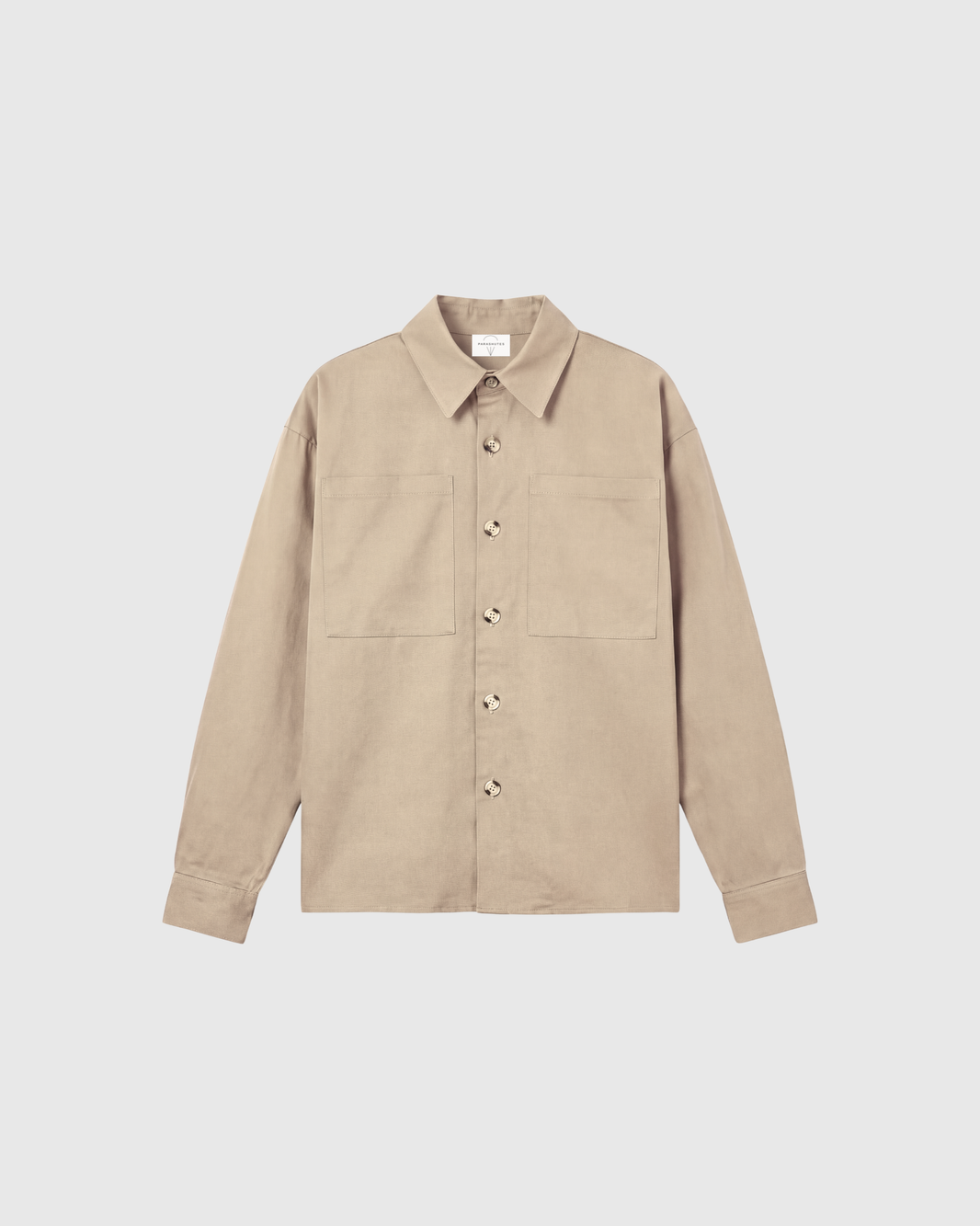 camicia overshirt beige